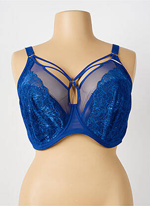 Soutien-gorge légère et transparente haut soutien-gorge emboitant bleu ELOMI femme
