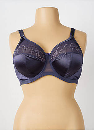 Soutien-gorge effet matière satinée haut soutien-gorge emboitant violet ELOMI femme