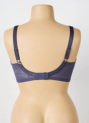 Soutien-gorge effet matière satinée haut soutien-gorge emboitant violet ELOMI femme