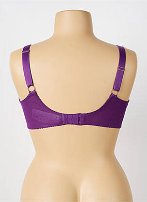 Soutien-gorge légère et transparente haut soutien-gorge emboitant violet LISE CHARMEL femme