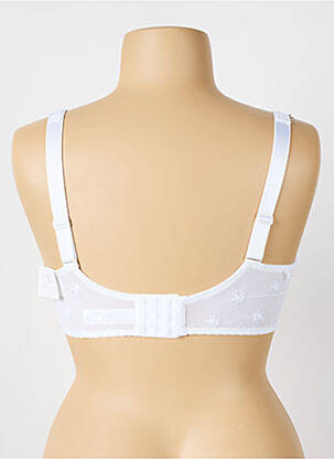 Soutien-gorge broderie haut soutien-gorge moulé blanc LOUISA BRACQ femme