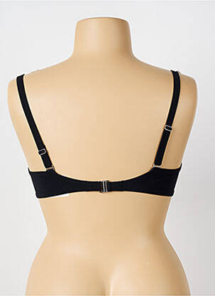 Soutien-gorge effet matière satinée haut soutien-gorge emboitant noir ANTIGEL femme