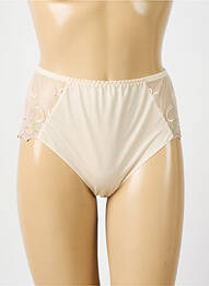 Culotte tissage satiné beige LOUISA BRACQ femme
