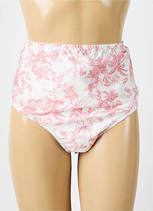 Culotte haute tissage satiné rose ANTIGEL femme
