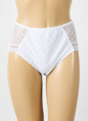 Culotte stretch blanc LOUISA BRACQ femme