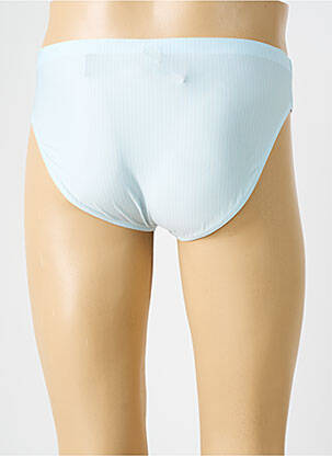 Slip effet matière satinée bleu OLAF BENZ homme