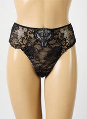 Tanga noir ÉPRISE pour femme seconde vue