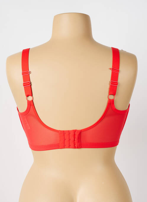 Soutien-gorge légère et transparente haut soutien-gorge emboitant rouge ELOMI femme