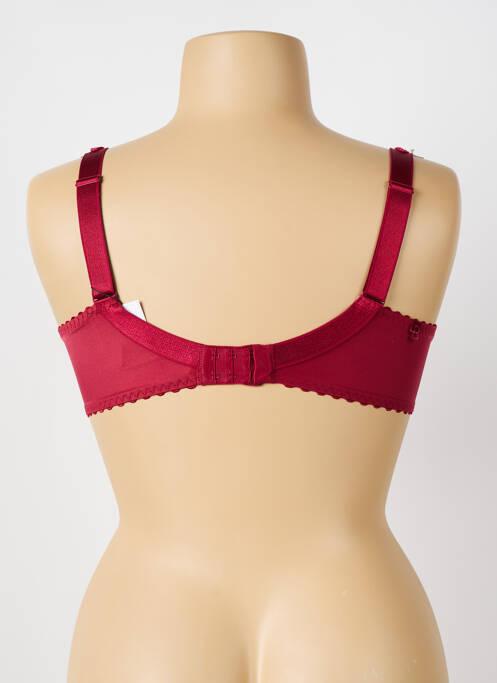 Soutien-gorge légère et transparente haut soutien-gorge emboitant rouge LOUISA BRACQ femme