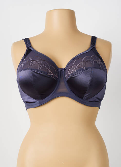 Soutien-gorge effet matière satinée haut soutien-gorge emboitant violet ELOMI femme