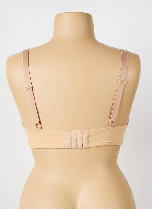Soutien-gorge effet matière satinée haut soutien-gorge moulé chair ANTIGEL femme
