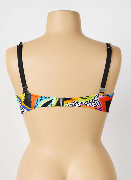 Soutien-gorge effet matière satinée haut soutien-gorge emboitant noir ANTIGEL femme