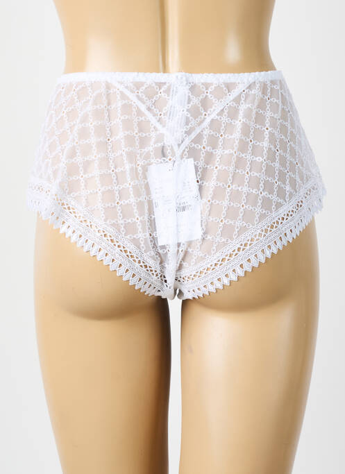 Culotte stretch blanc LOUISA BRACQ femme