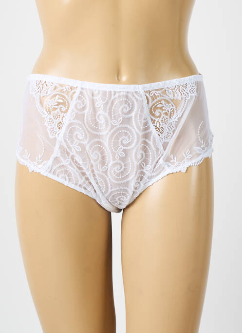 Culotte tissage satiné blanc LISE CHARMEL femme
