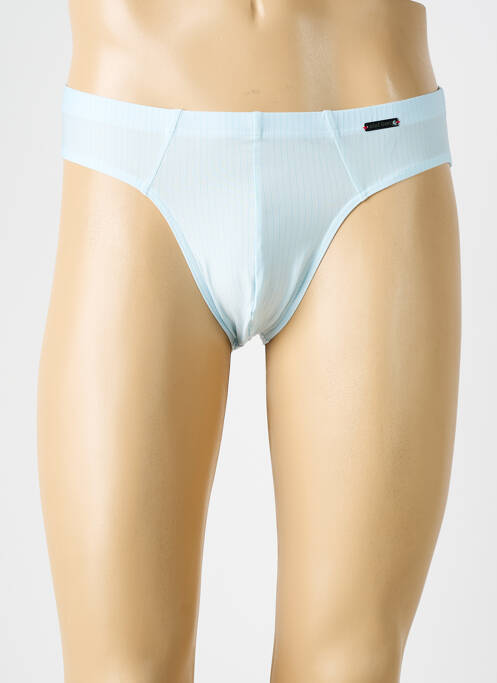 Slip effet matière satinée bleu OLAF BENZ homme