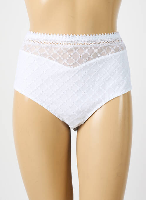 Culotte blanc LOUISA BRACQ pour femme