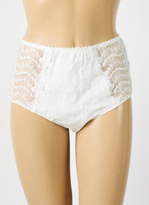 Culotte blanc LOUISA BRACQ pour femme