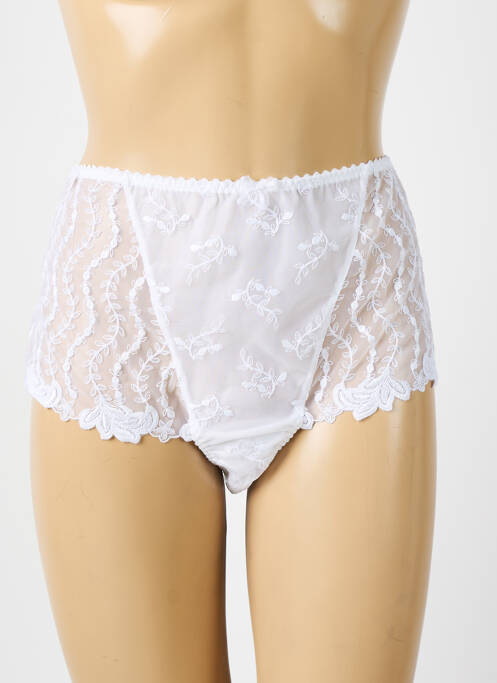 Shorty blanc SECRET D'EVA pour femme