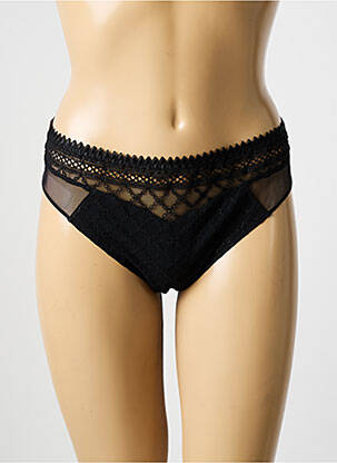 Culotte stretch noir LOUISA BRACQ femme