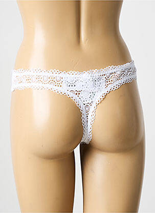 String stretch blanc ANTIGEL femme