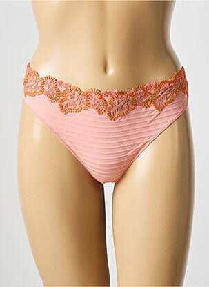 String tissage popeline orange LOUISA BRACQ femme