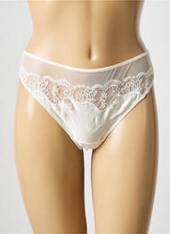 String tissage satiné blanc LISE CHARMEL femme
