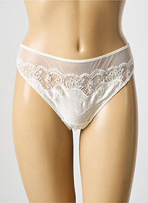 String tissage satiné blanc LISE CHARMEL femme