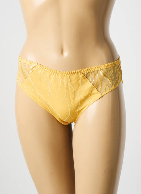 Culotte jaune LOUISA BRACQ femme