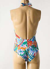 Maillot de bain 1 pièce bleu ANTIGEL pour femme seconde vue