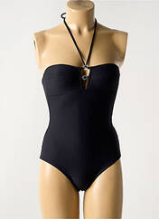 Maillot de bain 1 pièce noir ANTIGEL pour femme seconde vue