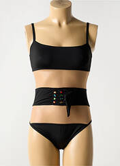 Maillot de bain 1 pièce noir NICOLE OLIVIER pour femme seconde vue