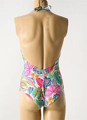 Maillot de bain 1 pièce rose ANTIGEL pour femme seconde vue