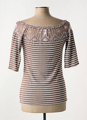 Top/caraco tissage jersey marron LISE CHARMEL femme