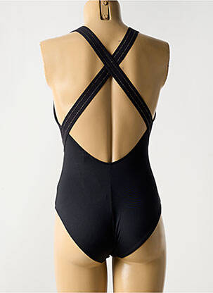 Maillot de bain 1 pièce bretelles élastiquées haut soutien-gorge balconnet noir LISE CHARMEL femme