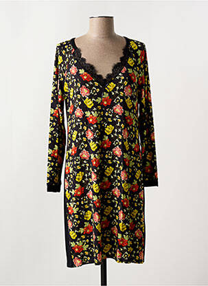 Chemise de nuit noir ANTIGEL pour femme