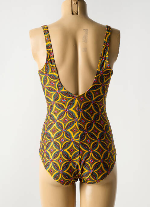 Maillot de bain 1 pièce jaune ANTIGEL femme