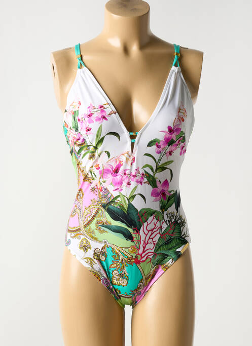 Maillot de bain 1 pièce vert LISE CHARMEL pour femme