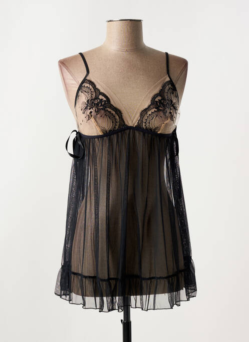 Nuisette/combinette légère et transparente noir LISE CHARMEL femme