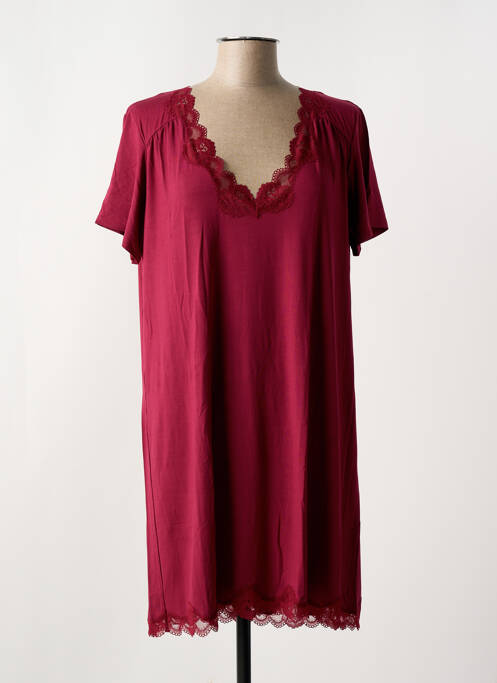 Chemise de nuit stretch rouge ANTIGEL femme