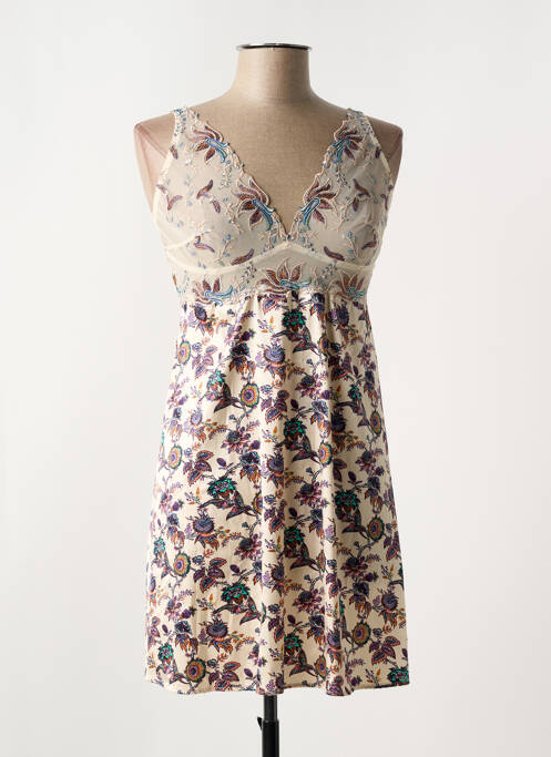 Nuisette/combinette légère et transparente beige LOUISA BRACQ femme
