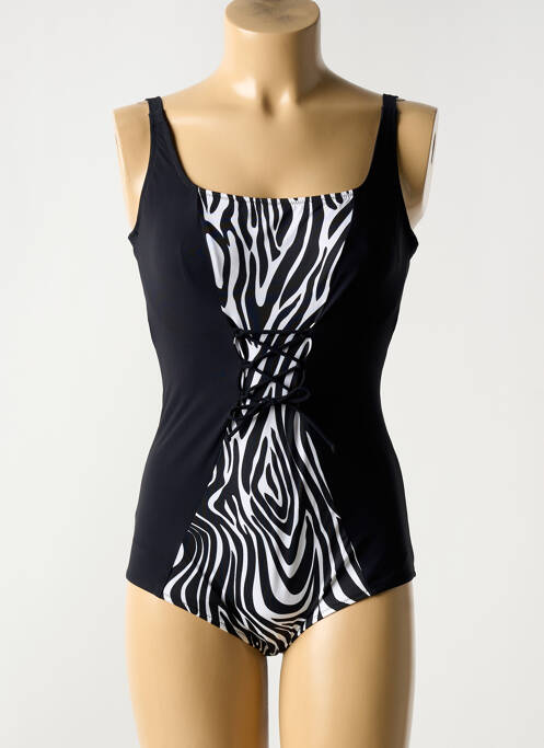 Maillot de bain 1 pièce haut soutien-gorge emboitant haut soutien-gorge emboitant noir ANTIGEL femme