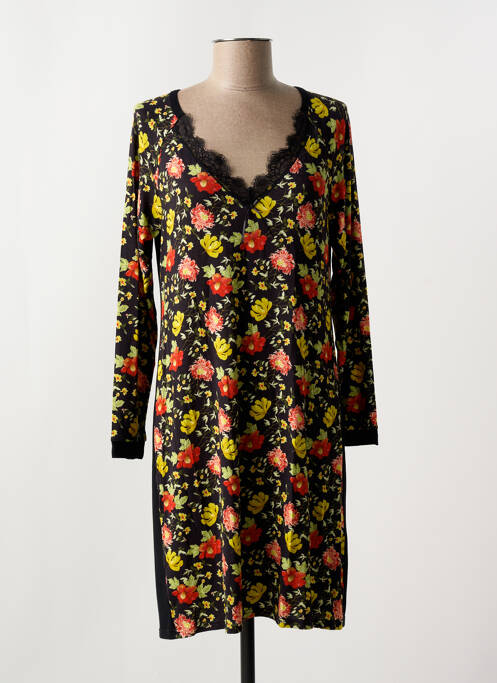 Chemise de nuit noir ANTIGEL pour femme