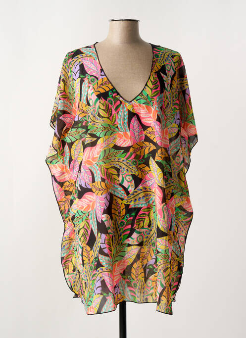 Robe de plage noir ANTIGEL pour femme