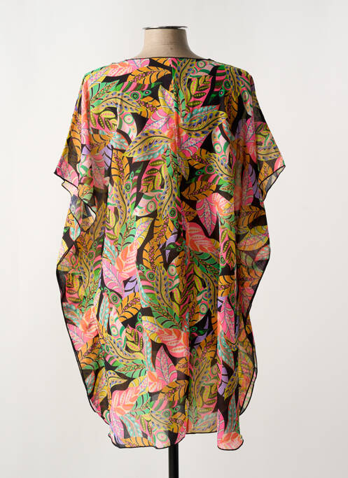 Robe de plage noir ANTIGEL femme