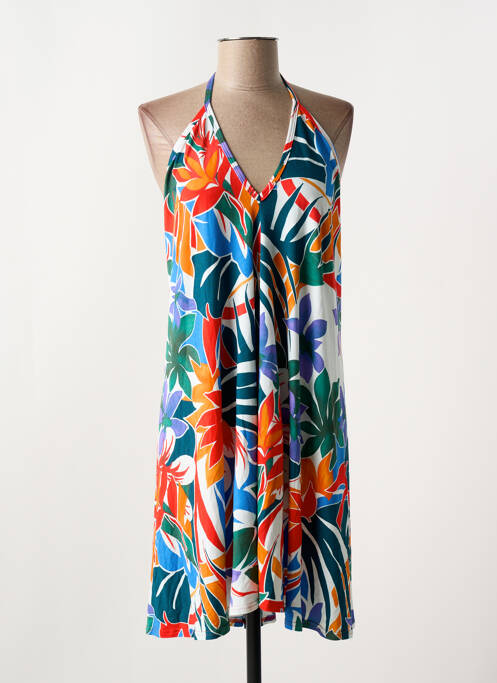 Robe de plage orange ANTIGEL pour femme