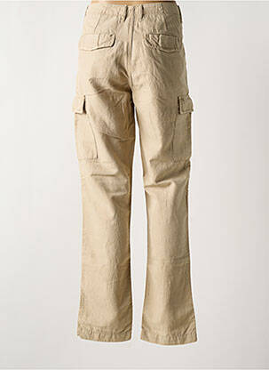 Pantalon cargo slim taille normale beige HARTFORD femme