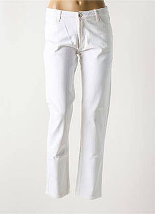 Jeans coupe slim stretch taille normale blanc HARTFORD femme