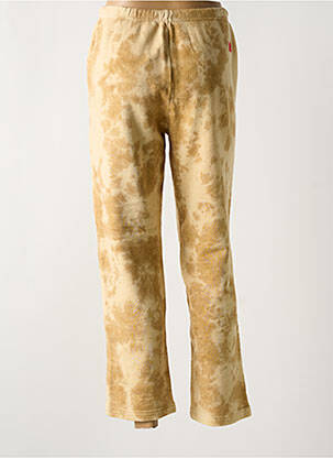 Jogging stretch taille normale beige ME369 femme