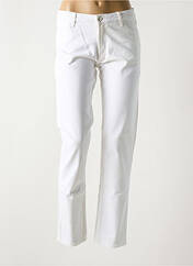 Jeans coupe slim blanc HARTFORD pour femme seconde vue