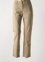 Pantalon chino marron HAPPY pour femme seconde vue